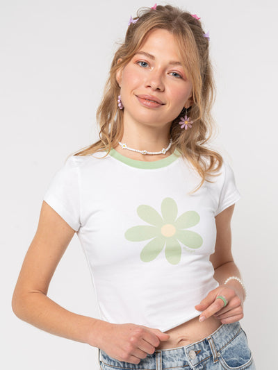 La Fleur Verte Crop Tee - Minga London