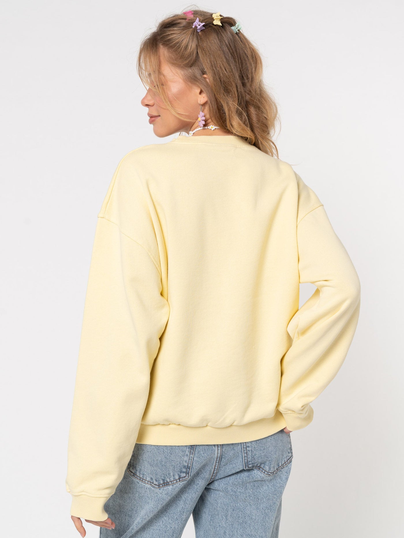 Daisy Gingham Yellow Sweater - Minga London