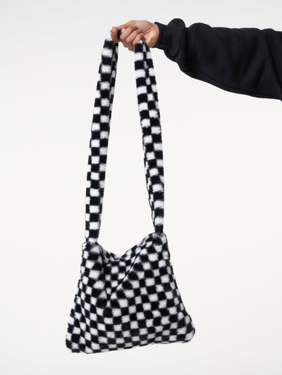 Minga x Betty Boop Check Fluffy Bag - Minga London