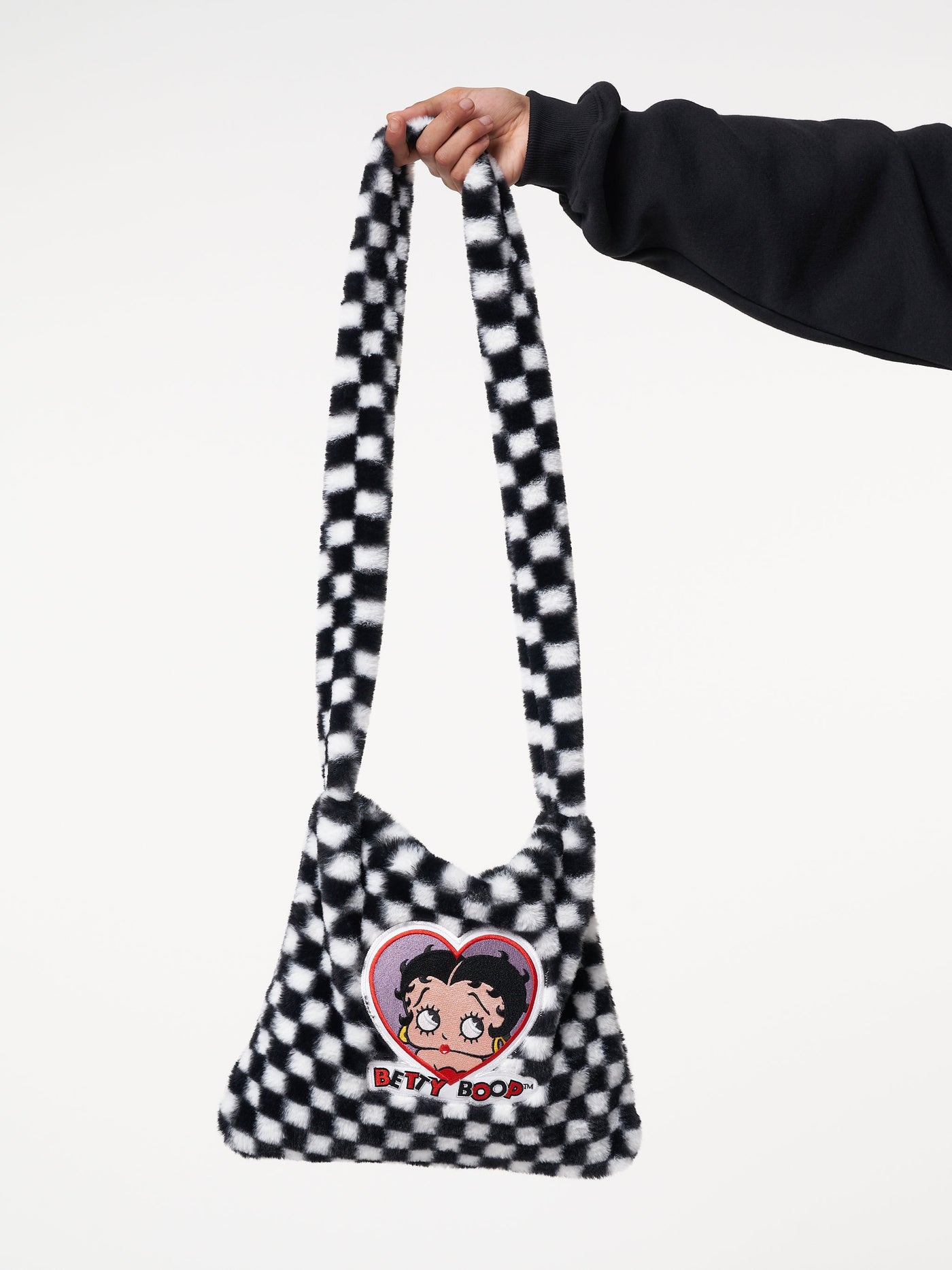 Minga x Betty Boop Check Fluffy Bag - Minga London