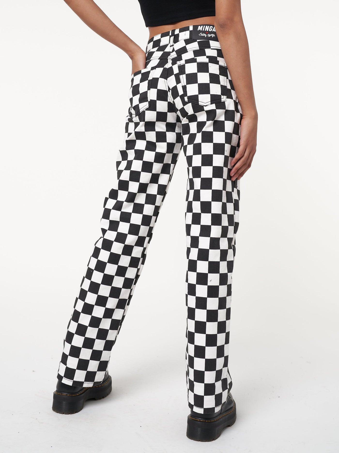 Minga x Betty Boop Check Jeans - Minga London