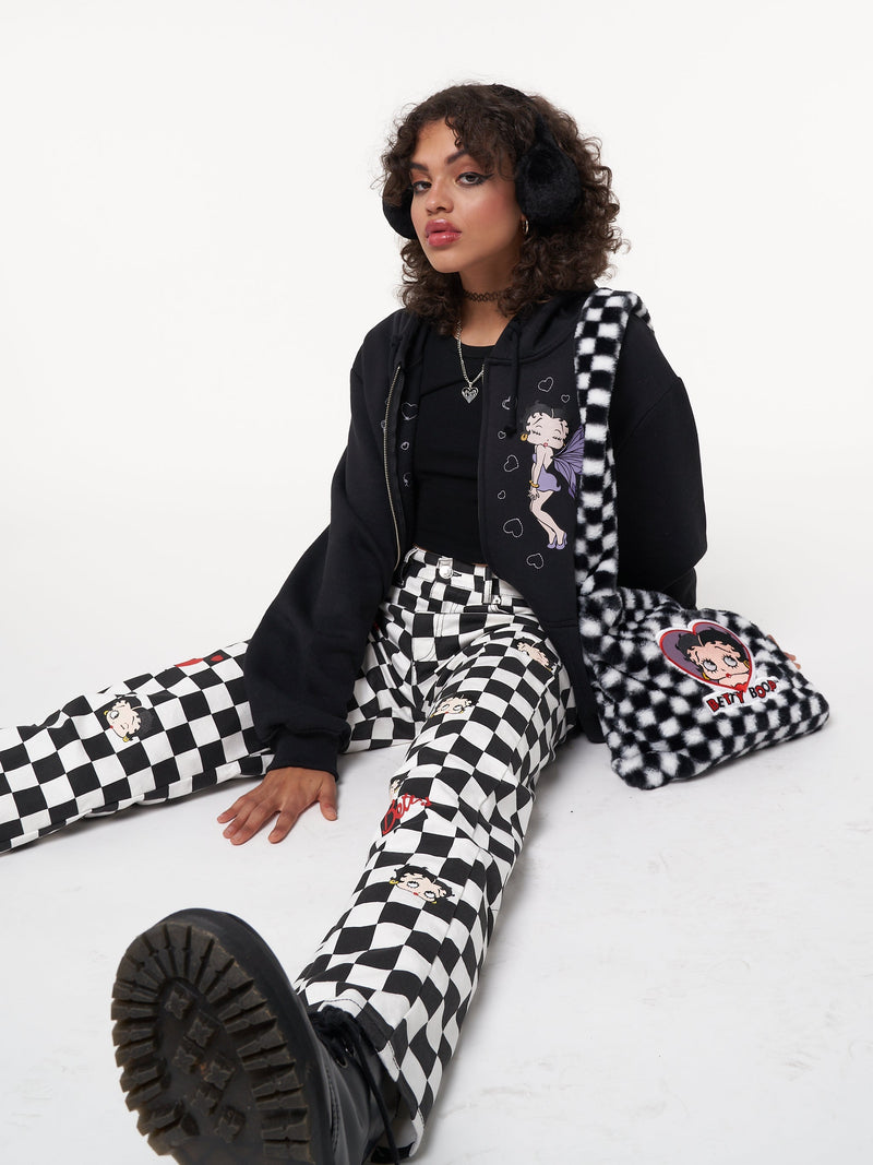 Minga x Betty Boop Check Jeans - Minga London