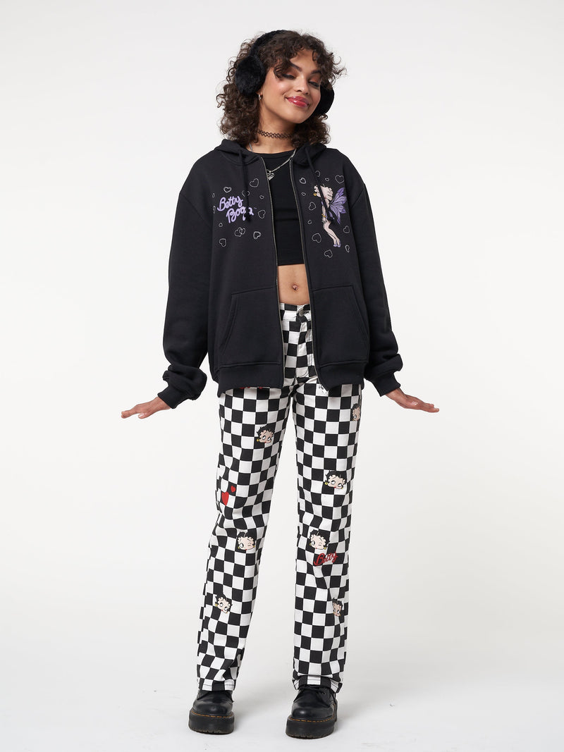 Minga x Betty Boop Check Jeans - Minga London