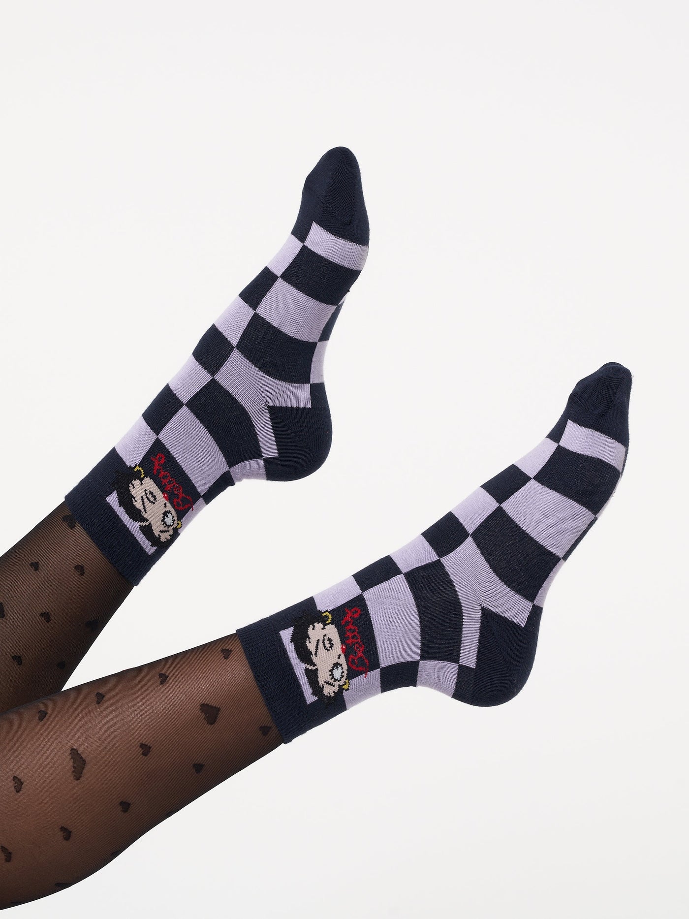 Minga x Betty Boop Check Socks - Minga London