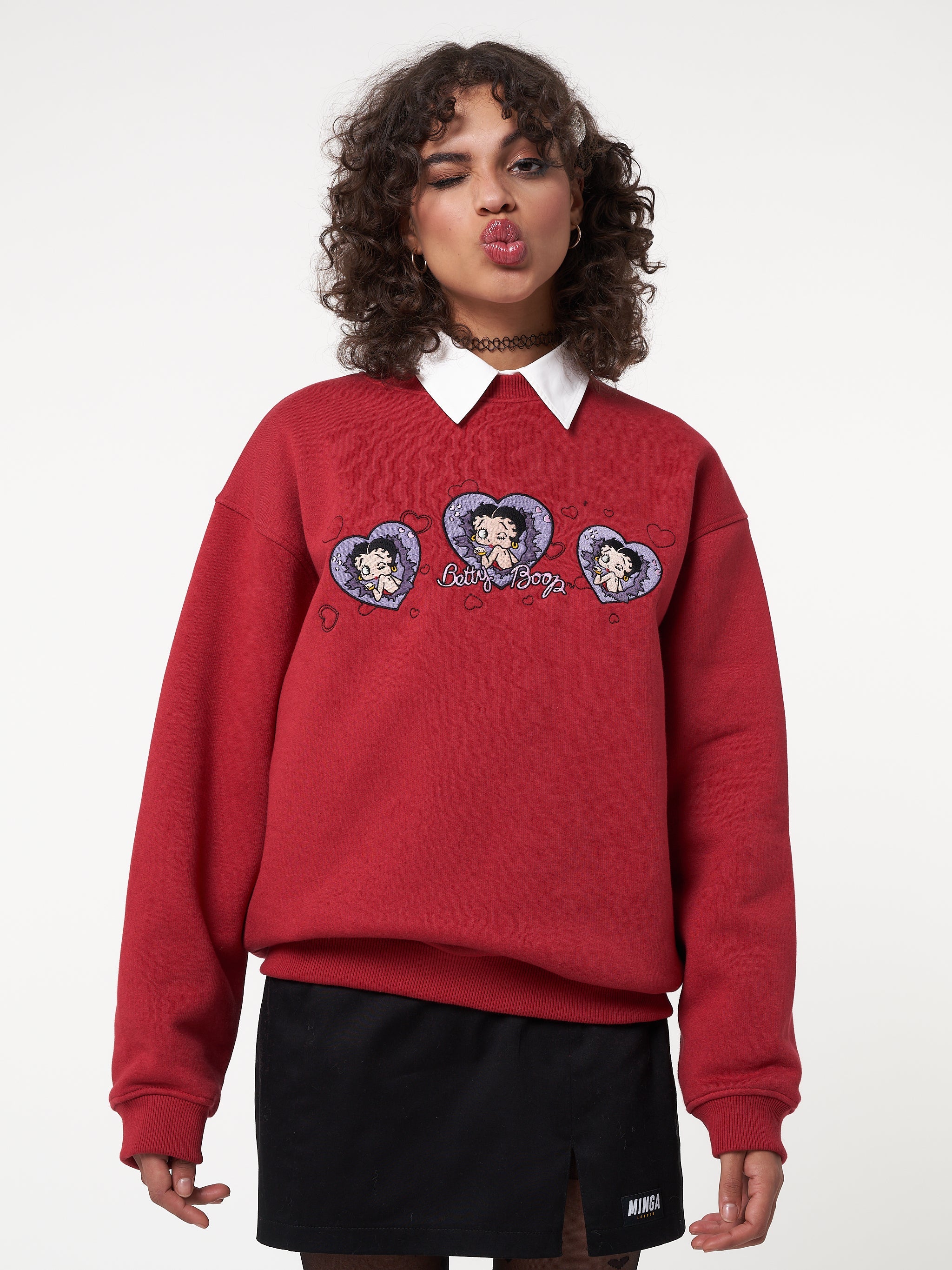 Minga x Betty Boop Heart Sweater - Minga London