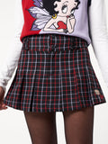 Minga x Betty Boop Plaid Mini Skirt - Minga London