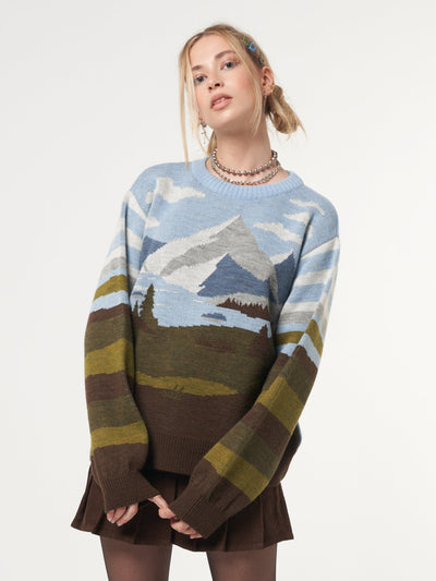 Mountain Landscape Knit Jumper - Minga London