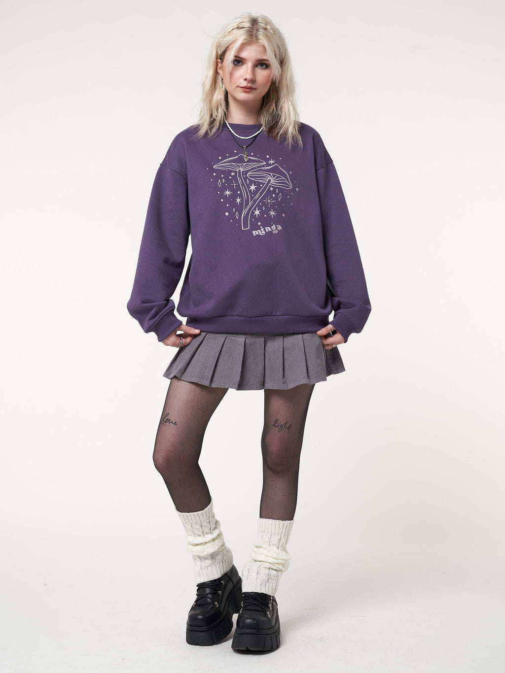 Mystic Mushrooms Sweater - Minga London