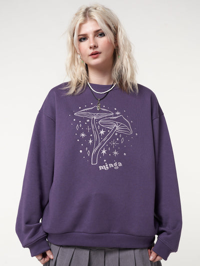 Mystic Mushrooms Sweater - Minga London