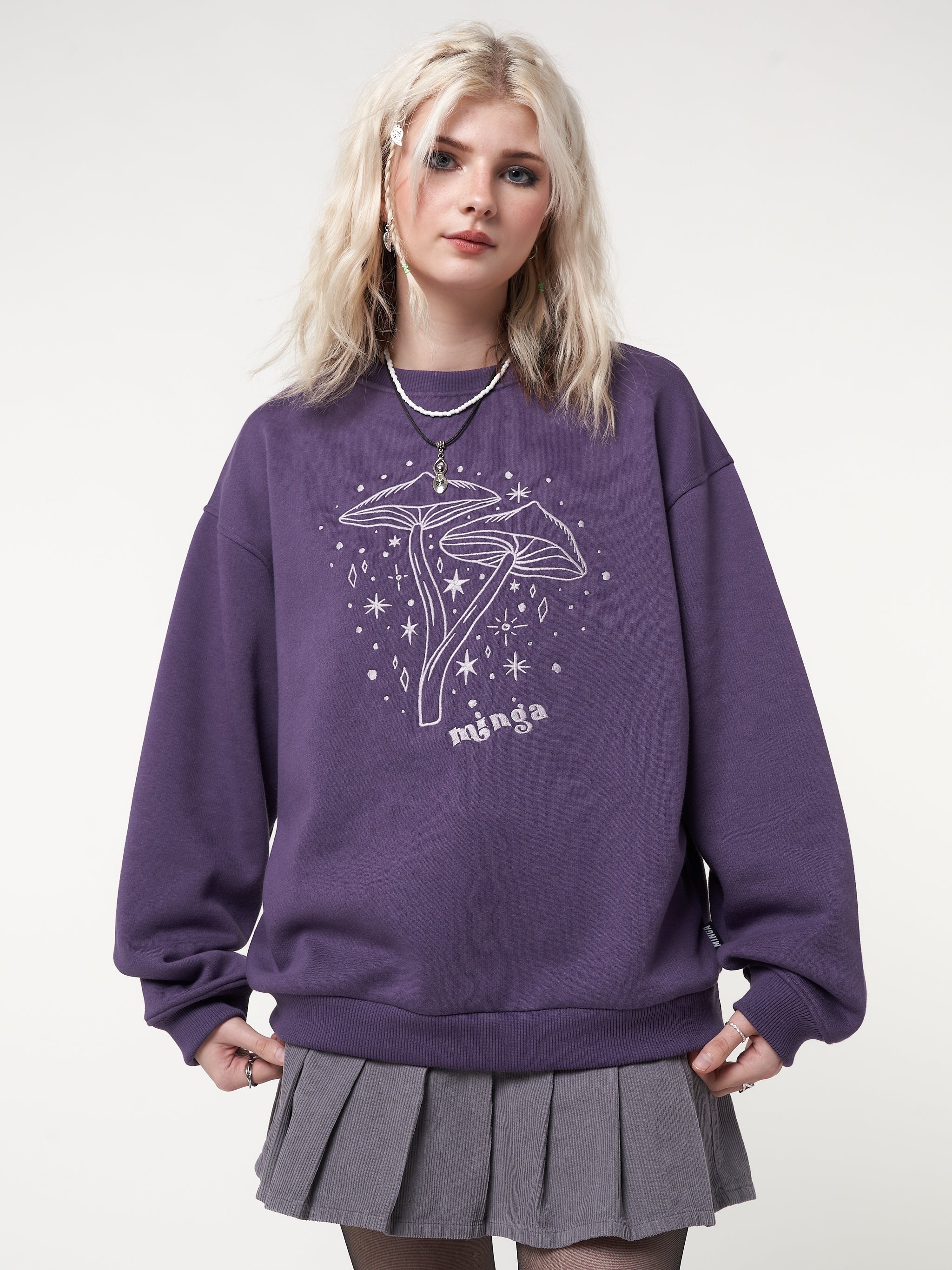 Mystic Mushrooms Sweater - Minga London