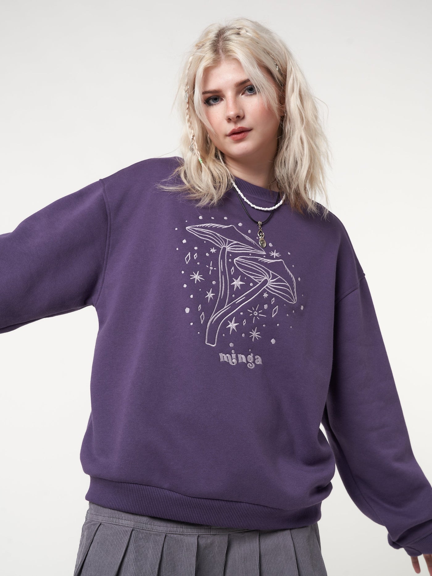 Mystic Mushrooms Sweater - Minga London