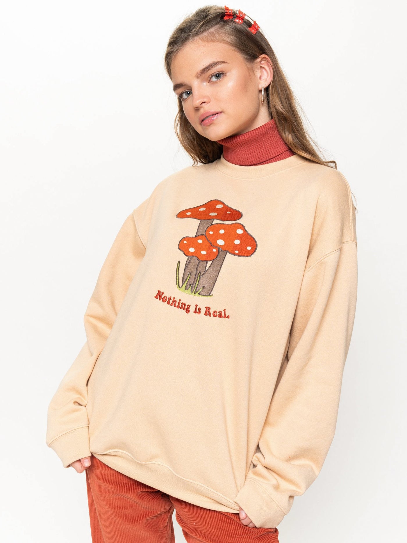 Nothing Is Real Mushroom Sweater - Minga London