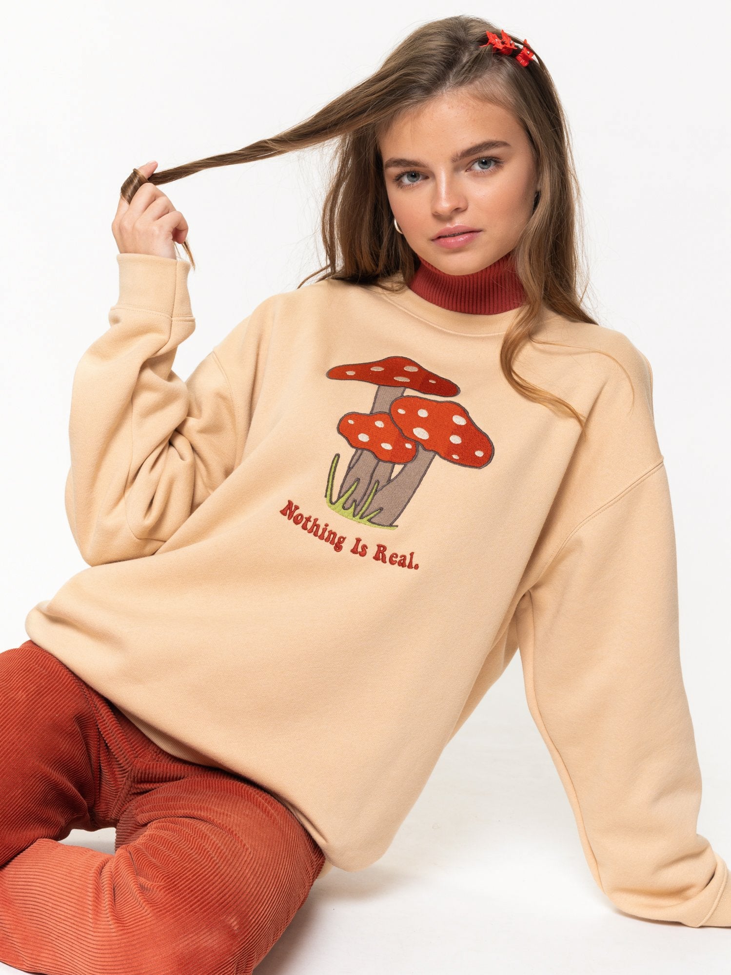 Nothing Is Real Mushroom Sweater - Minga London