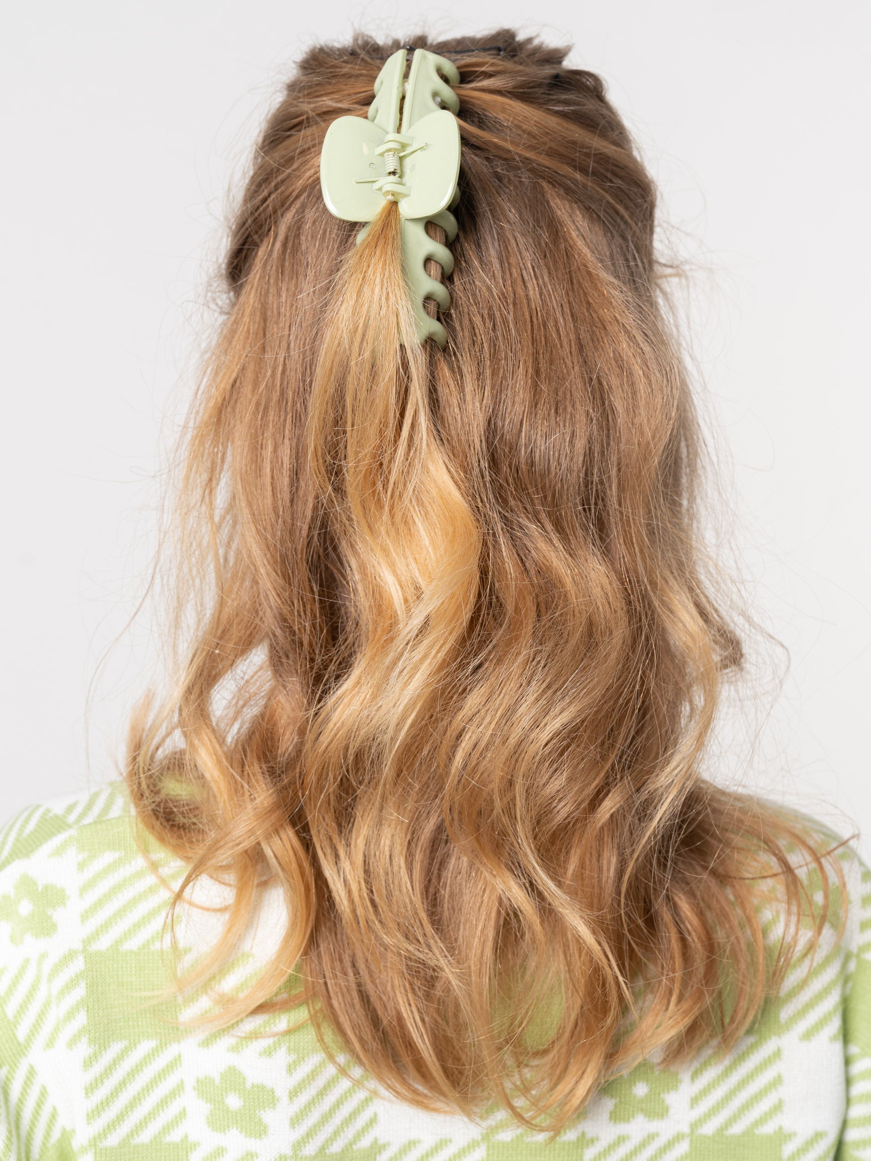 Sage Green Hair Claw Clip - Minga London