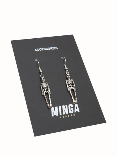 Skeleton Drop Earrings - Minga London