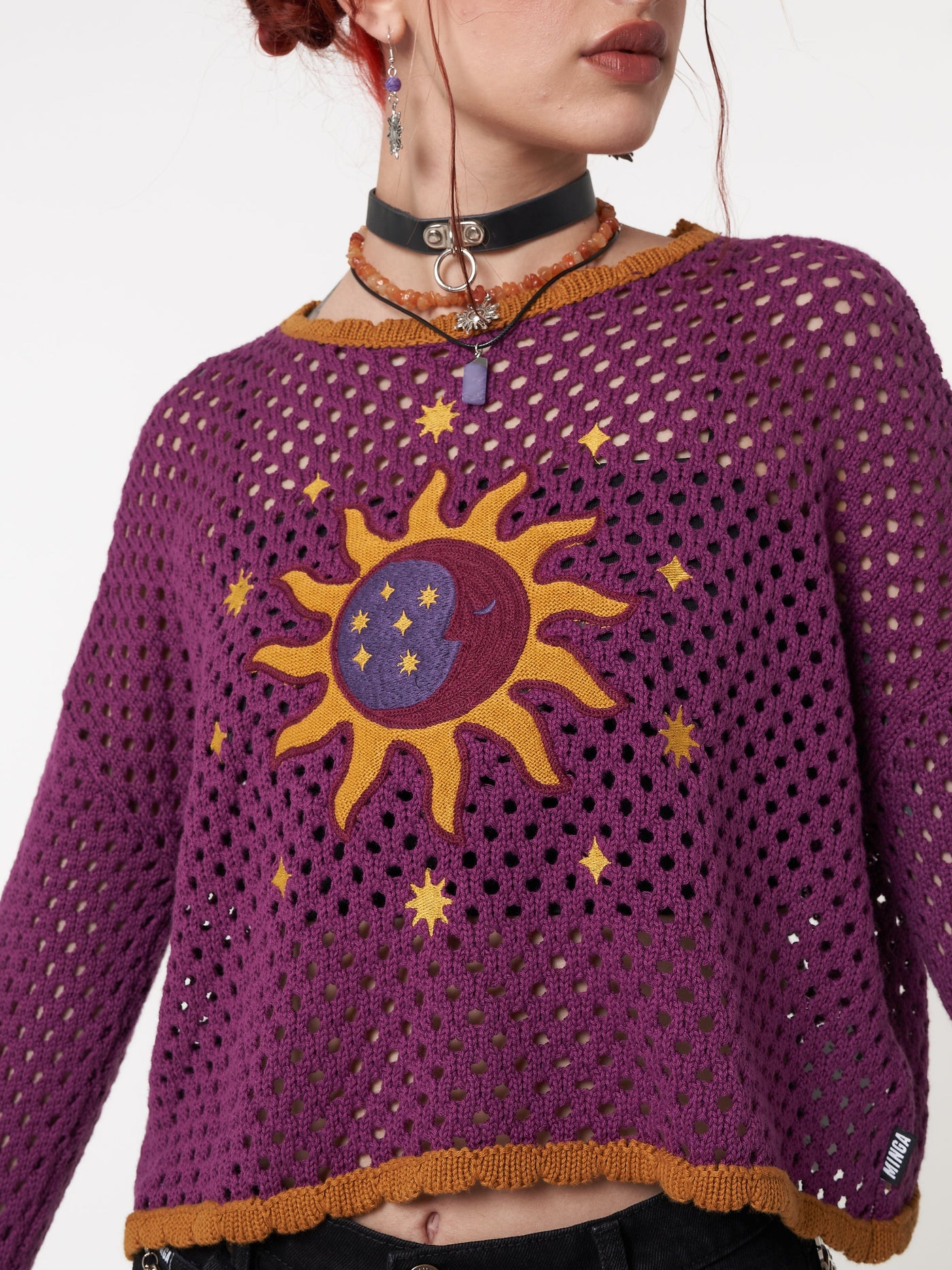 Solar Eclipse Knit Jumper - Minga London