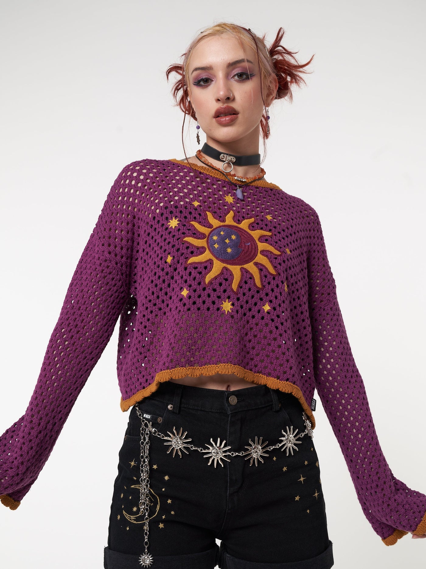 Solar Eclipse Knit Jumper - Minga London