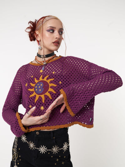 Solar Eclipse Knit Jumper - Minga London