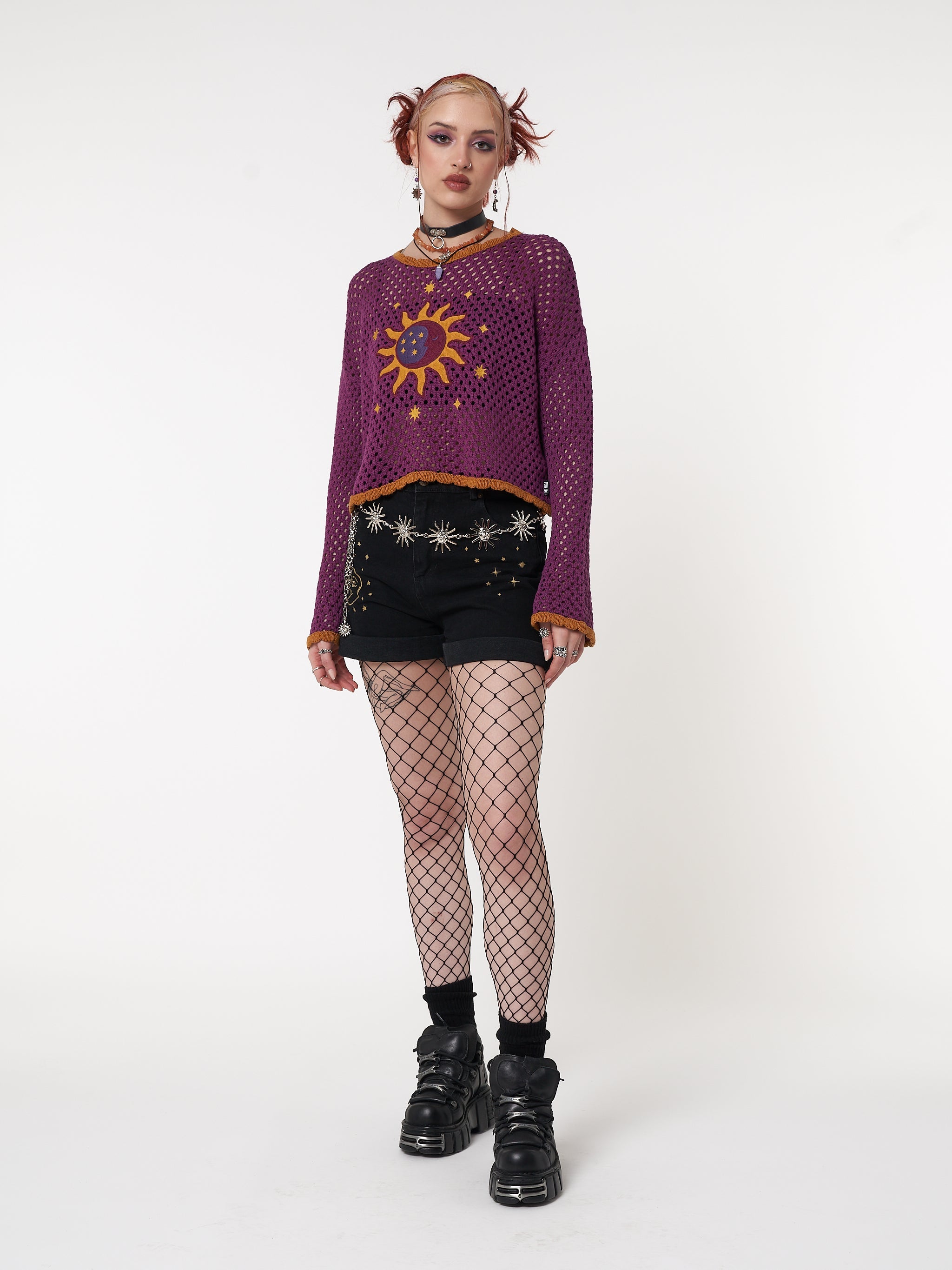 Solar Eclipse Knit Jumper - Minga London