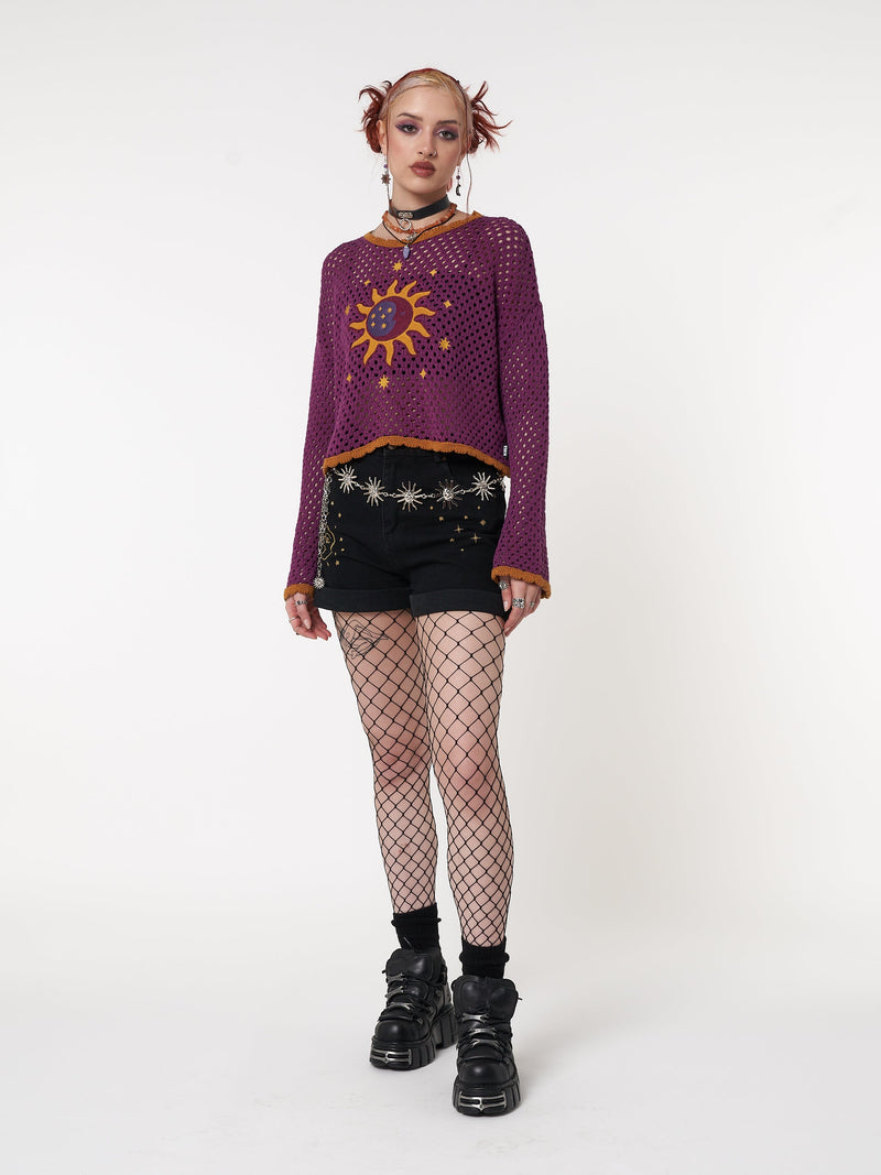 Solar Eclipse Knit Jumper - Minga London
