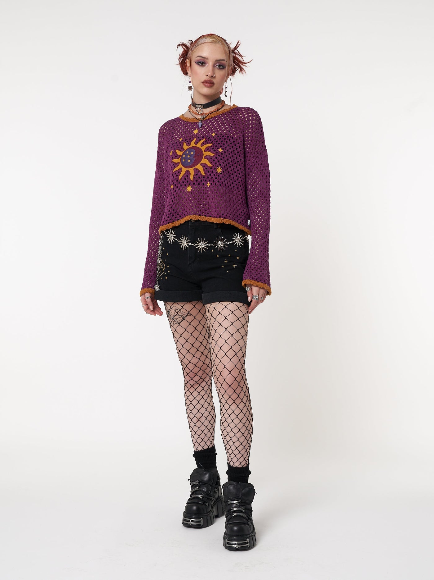 Solar Eclipse Knit Jumper - Minga London