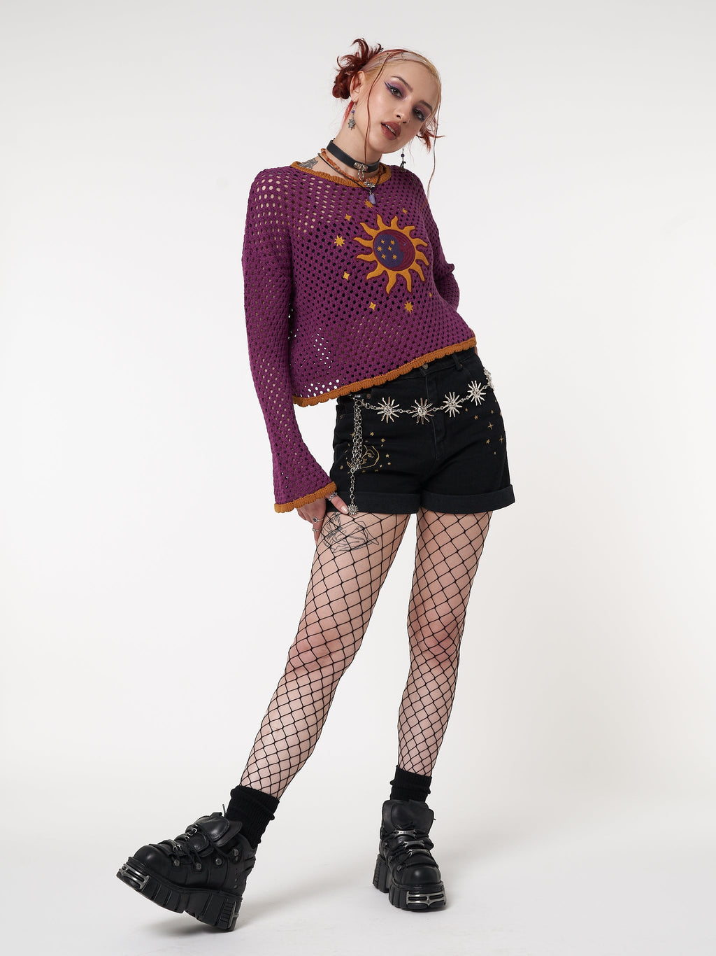 Solar Eclipse Knit Jumper - Minga London