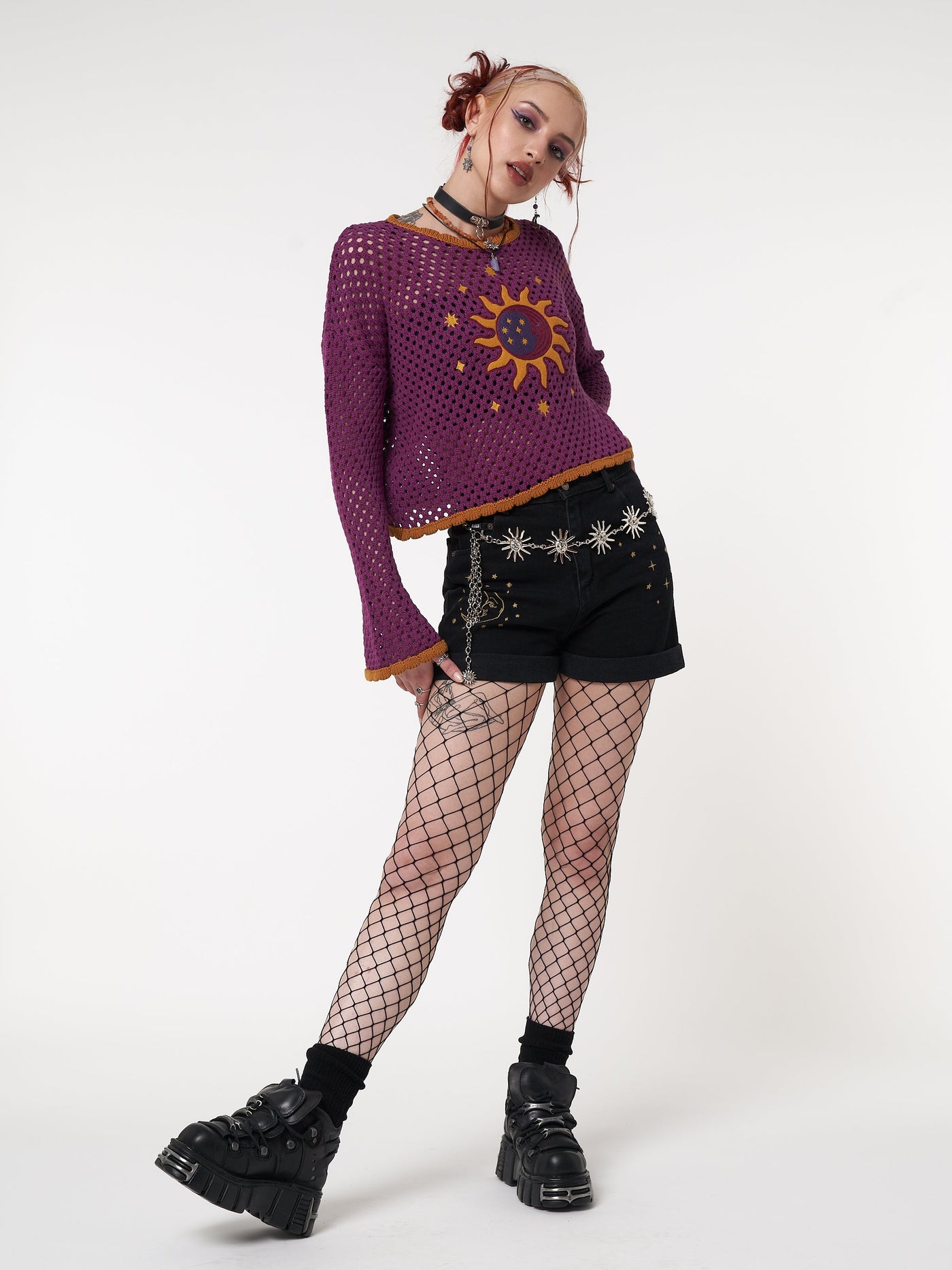 Solar Eclipse Knit Jumper - Minga London
