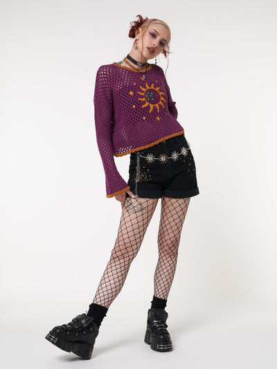 Solar Eclipse Knit Jumper - Minga London