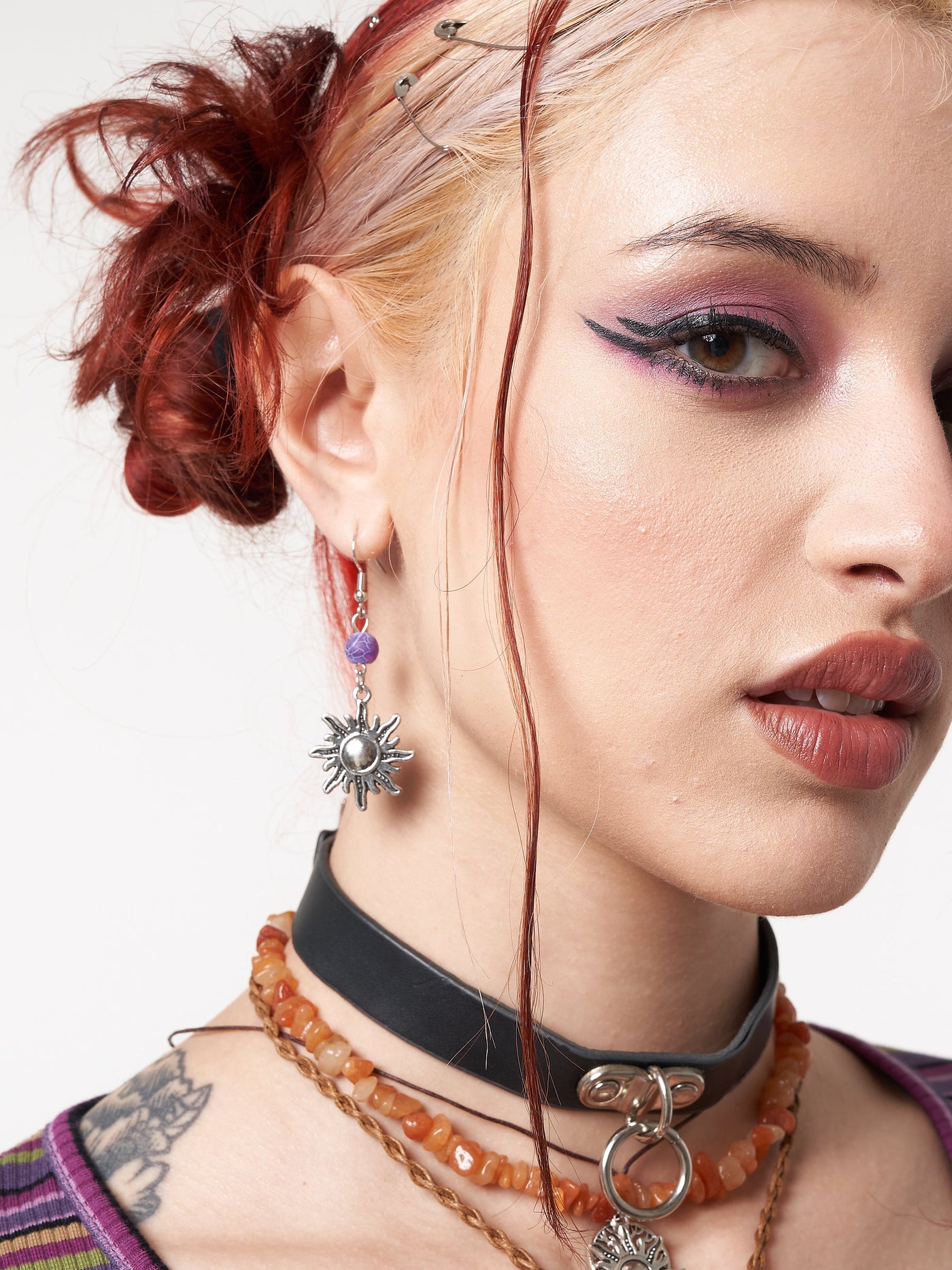 Sun & Moon Drop Earrings - Minga London