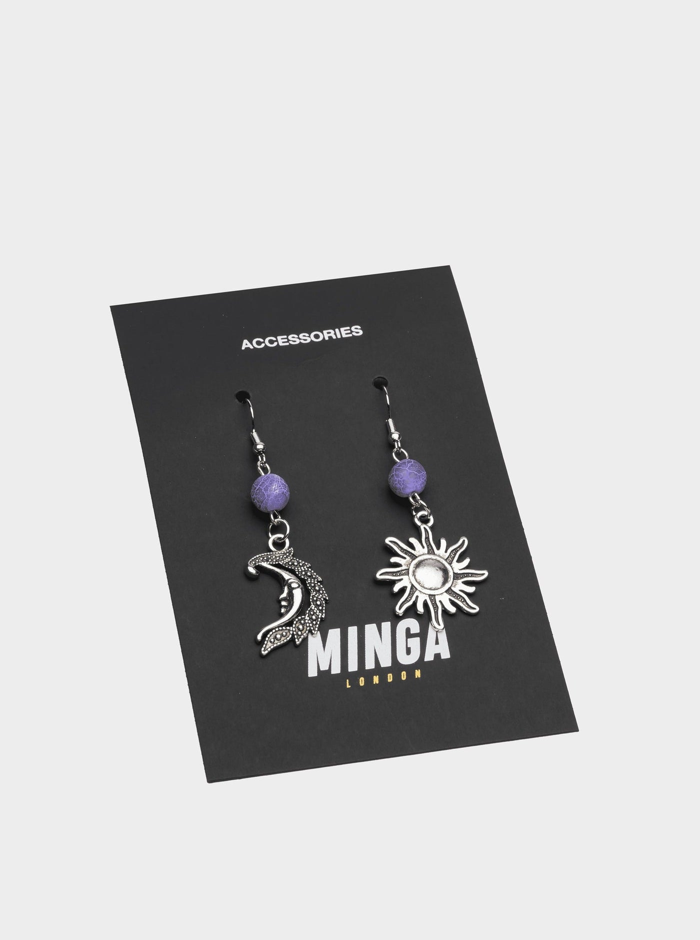 Sun & Moon Drop Earrings - Minga London