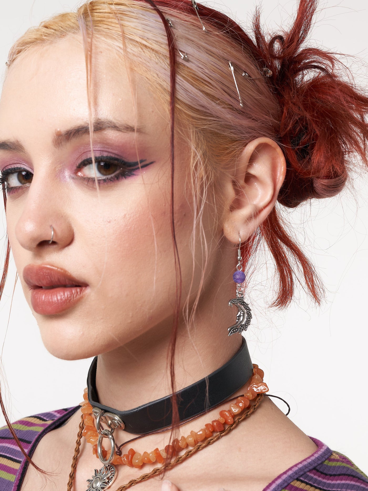 Sun & Moon Drop Earrings - Minga London
