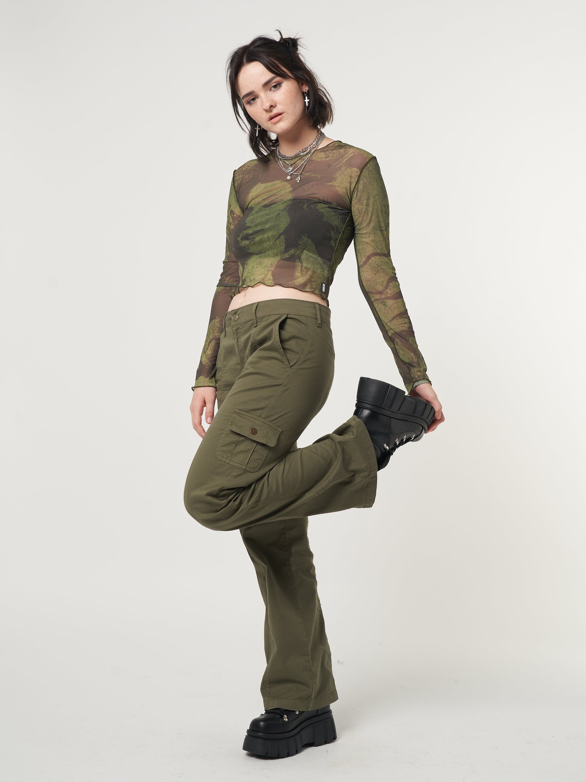 Venus Mesh Crop Top - Minga London