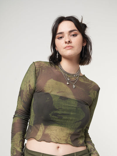 Venus Mesh Crop Top - Minga London