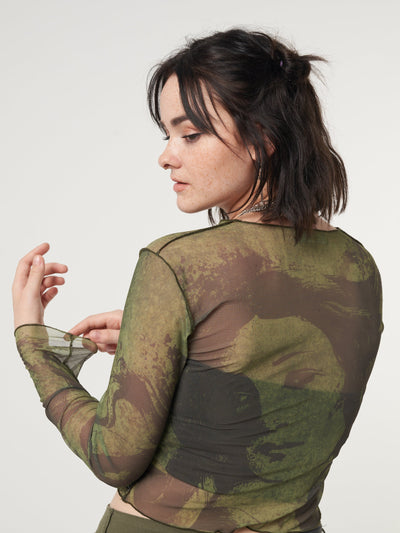 Venus Mesh Crop Top - Minga London