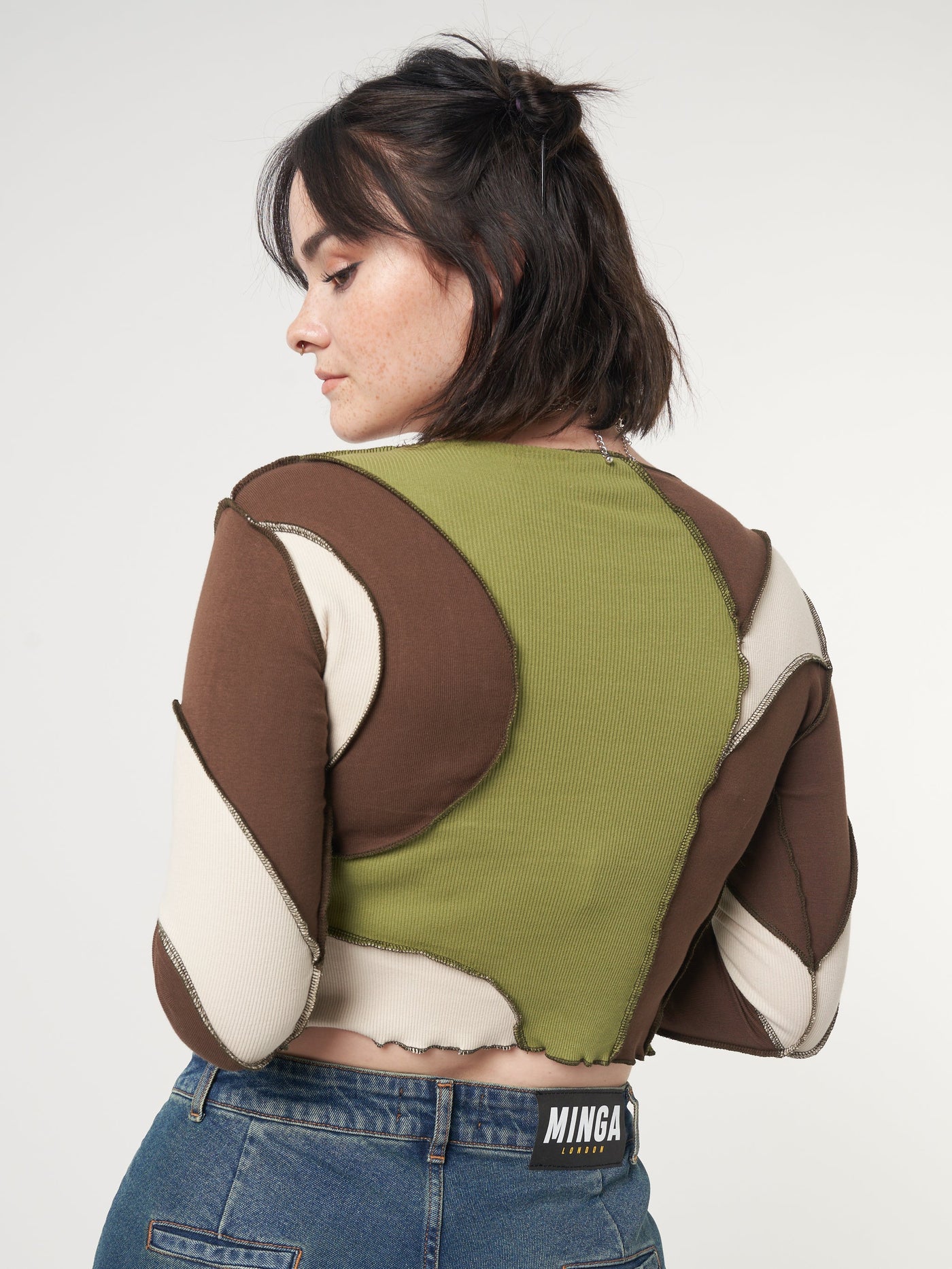 Wave Patchwork Crop Top - Minga London