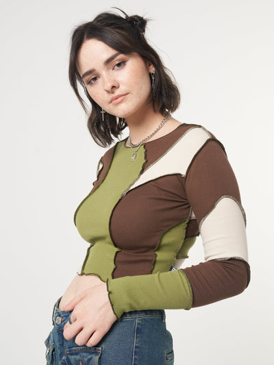 Wave Patchwork Crop Top - Minga London