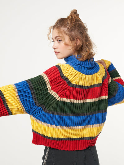 Weirdo Knitted Striped Jumper - Minga London