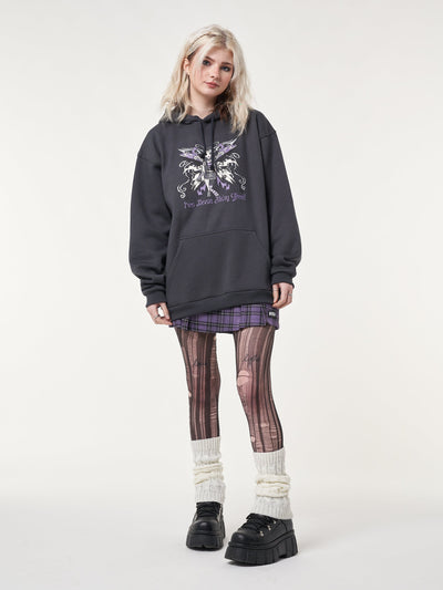 Wicked Fairy Dark Grey Hoodie - Minga London