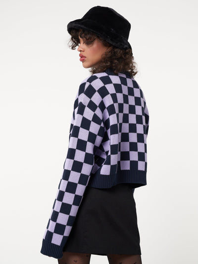 Minga x Betty Boop Check Knit Jumper - Minga London