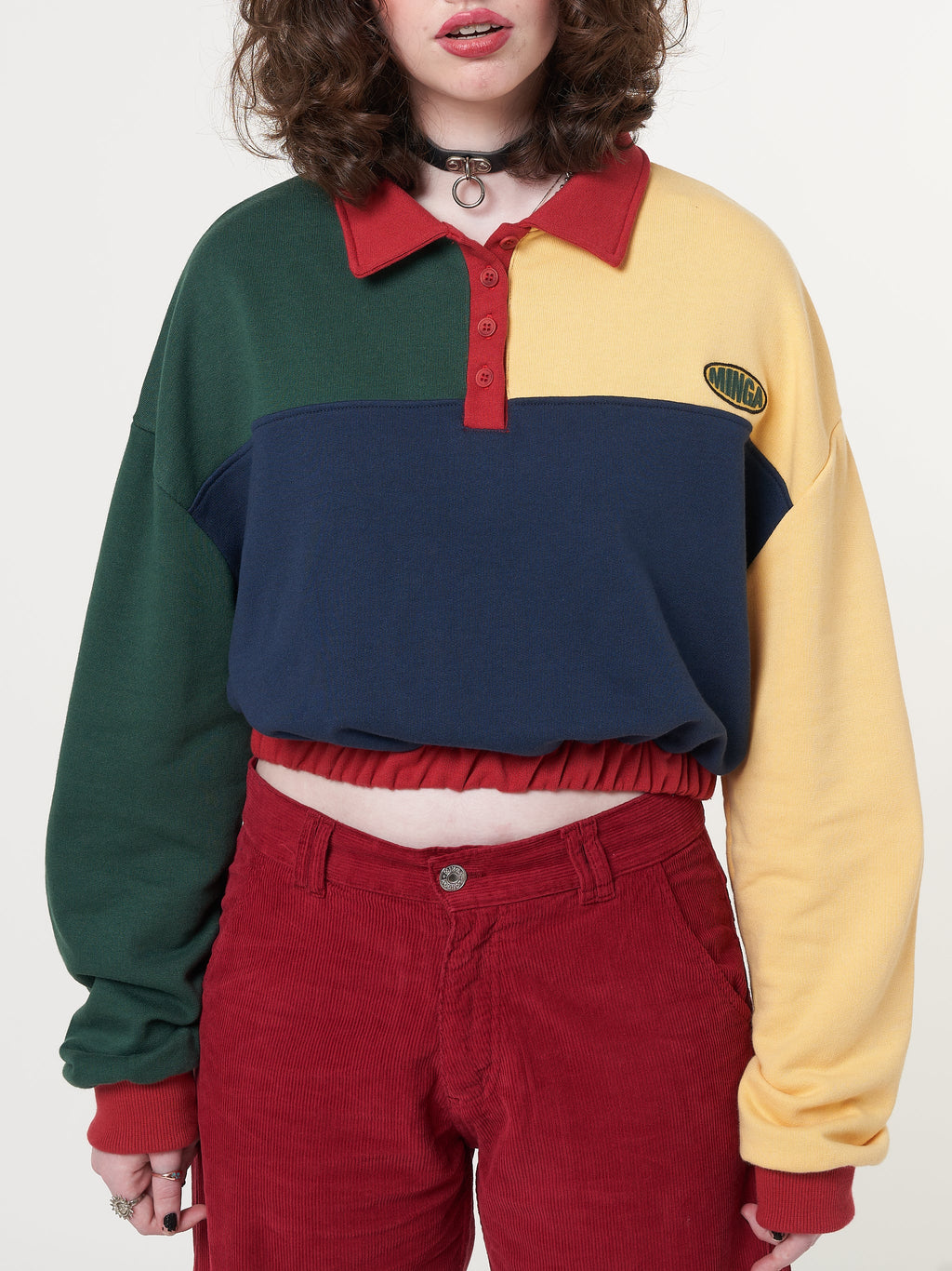 Minga x Strangervinyl Primary Colour Block Polo - Minga London