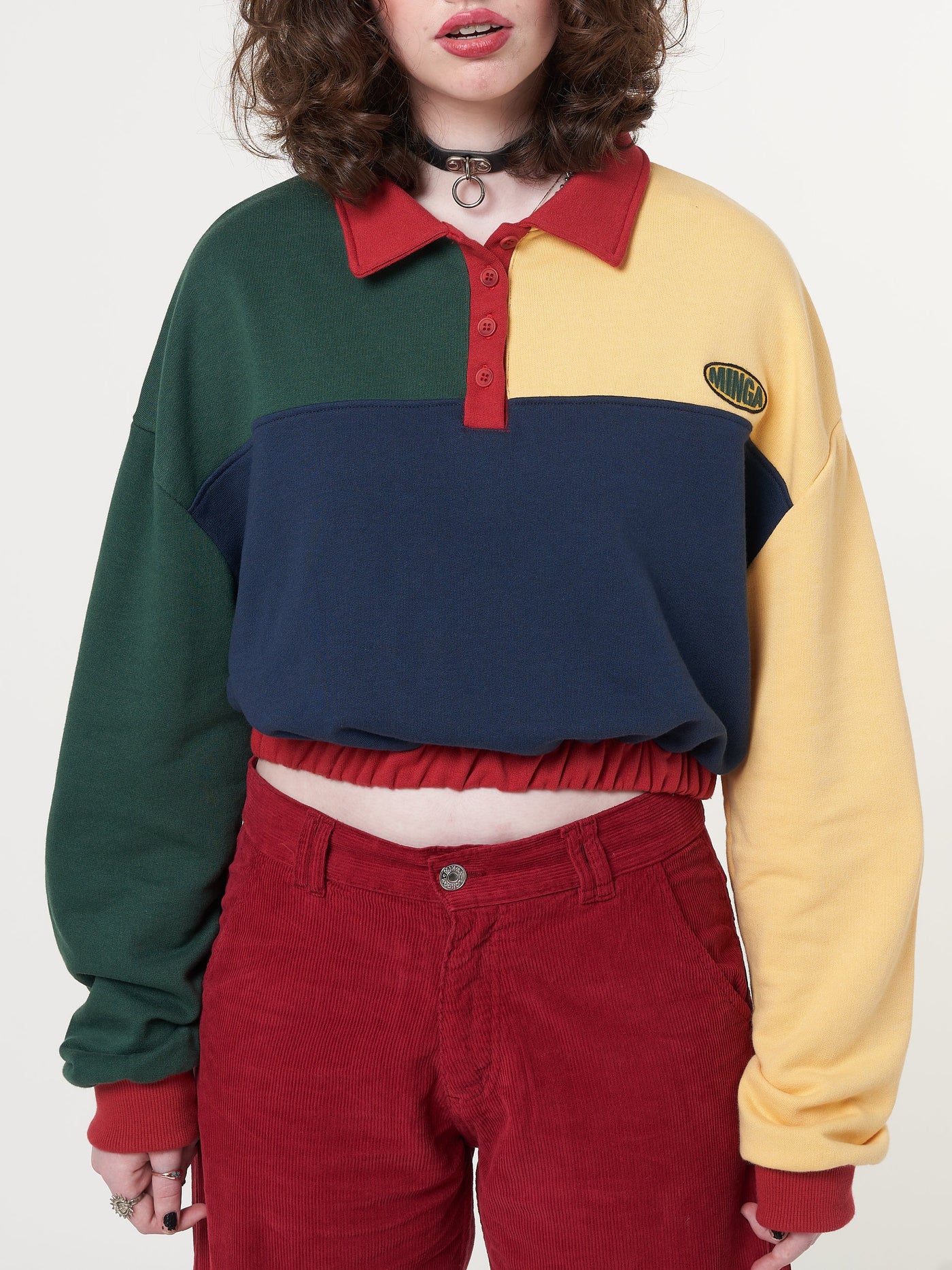 Minga x Strangervinyl Primary Colour Block Polo - Minga London