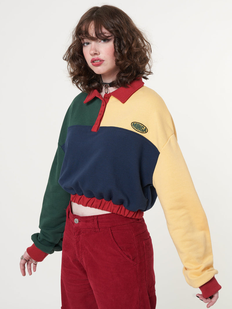 Minga x Strangervinyl Primary Colour Block Polo - Minga London