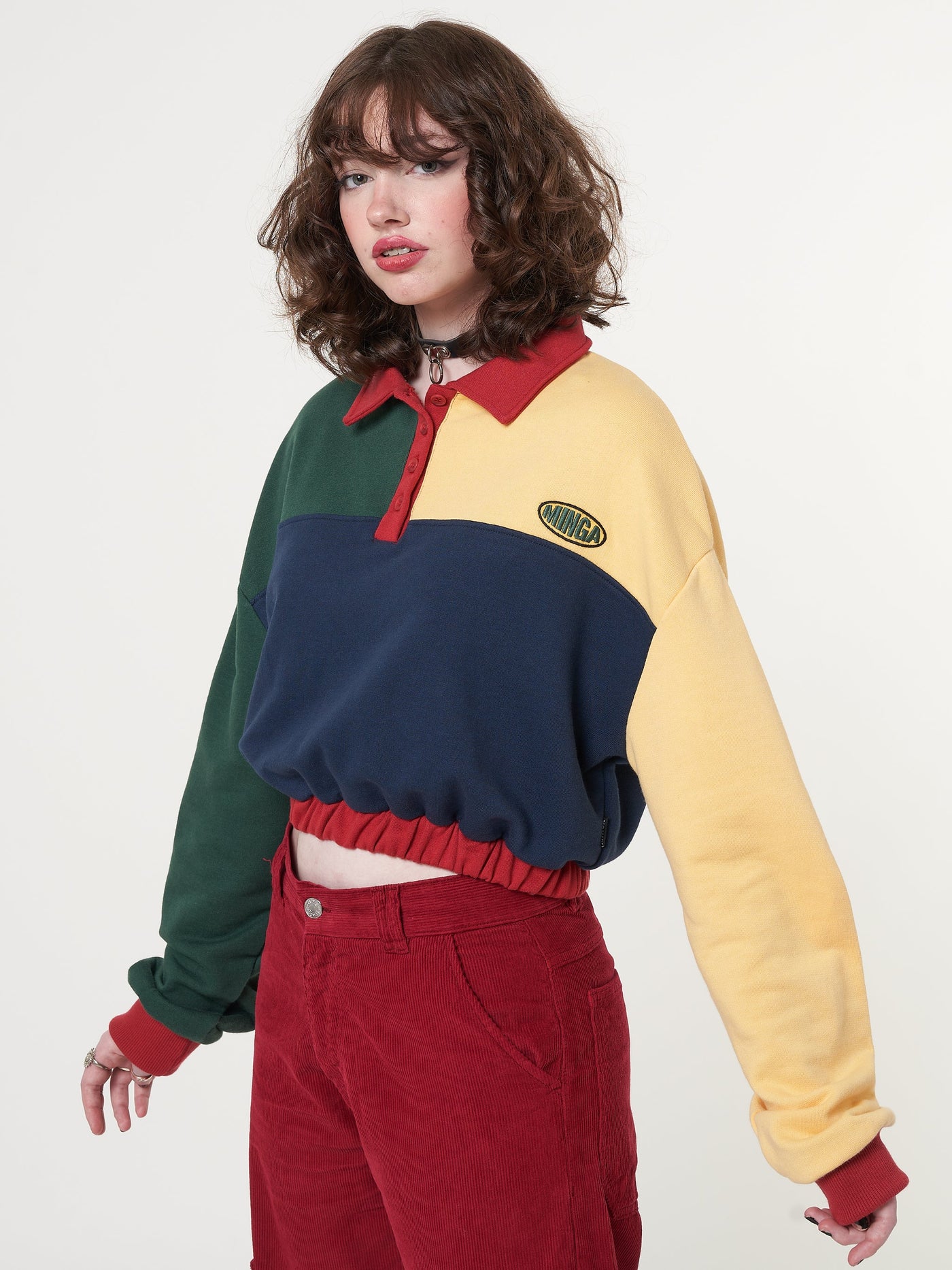 Minga x Strangervinyl Primary Colour Block Polo - Minga London