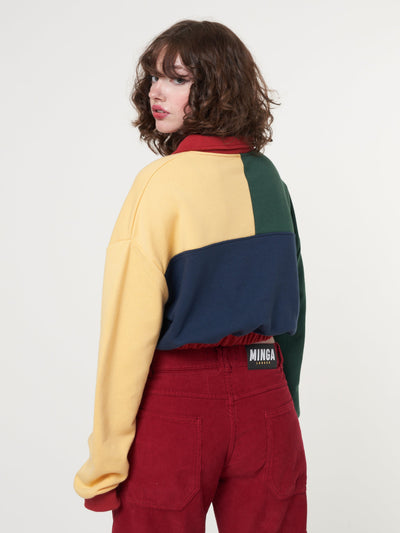 Minga x Strangervinyl Primary Colour Block Polo - Minga London