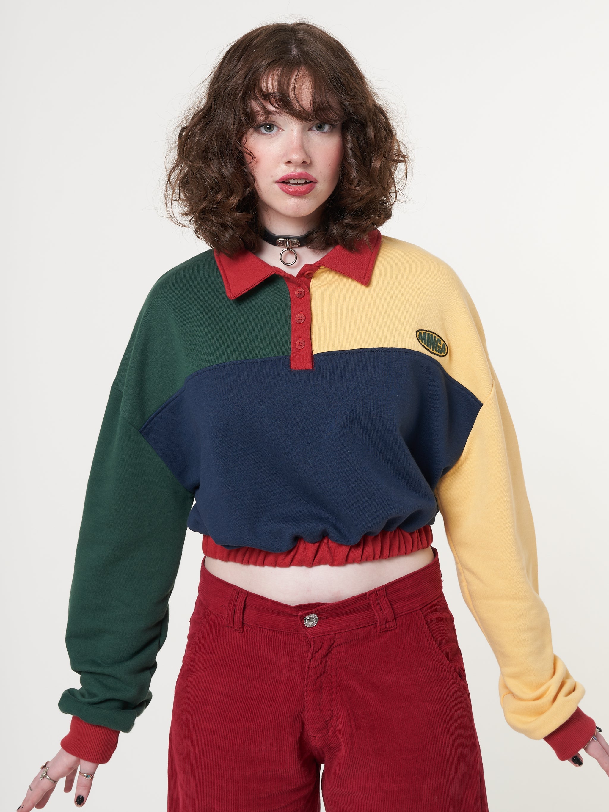 Minga x Strangervinyl Primary Colour Block Polo - Minga London