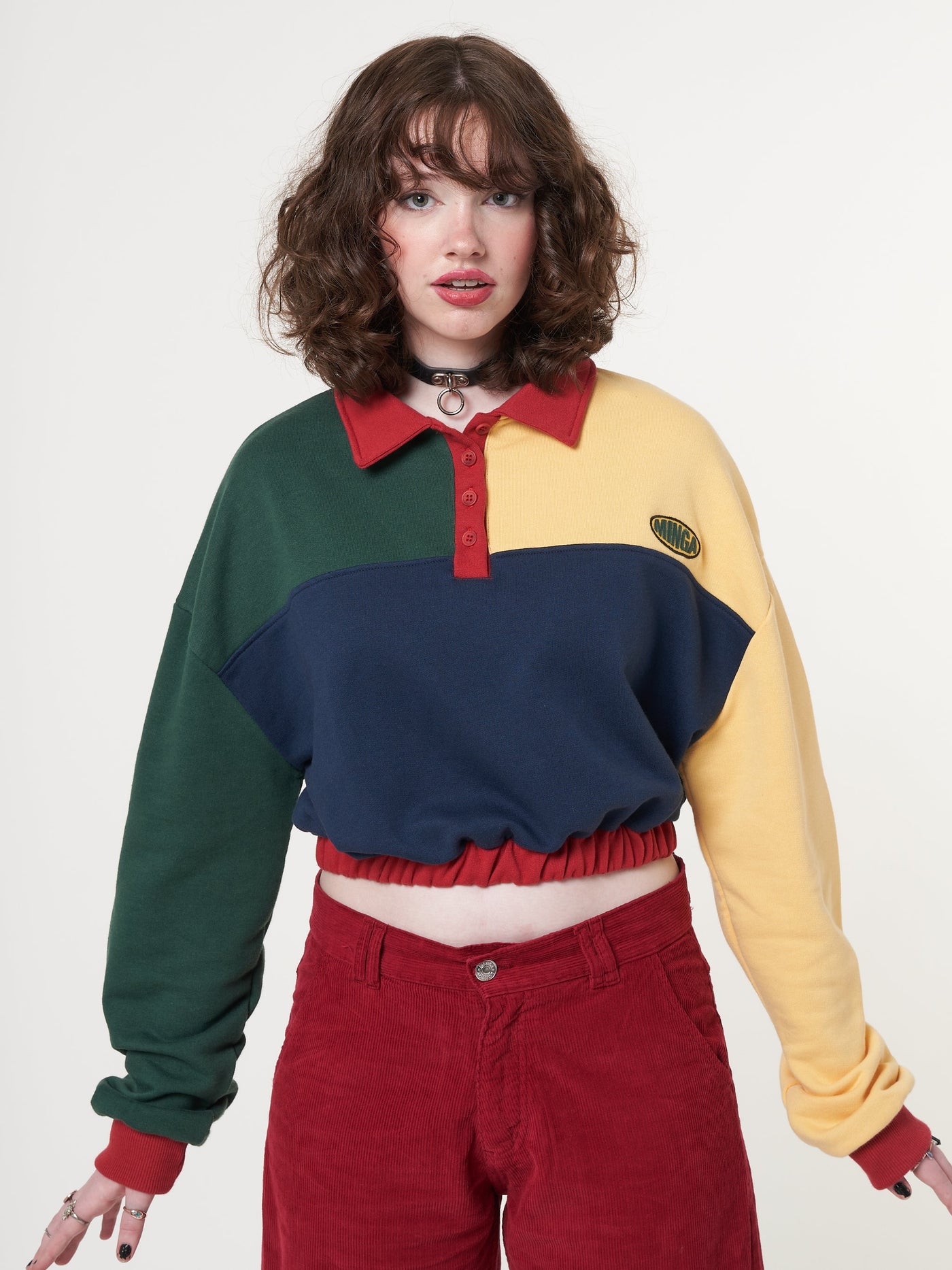 Minga x Strangervinyl Primary Colour Block Polo - Minga London