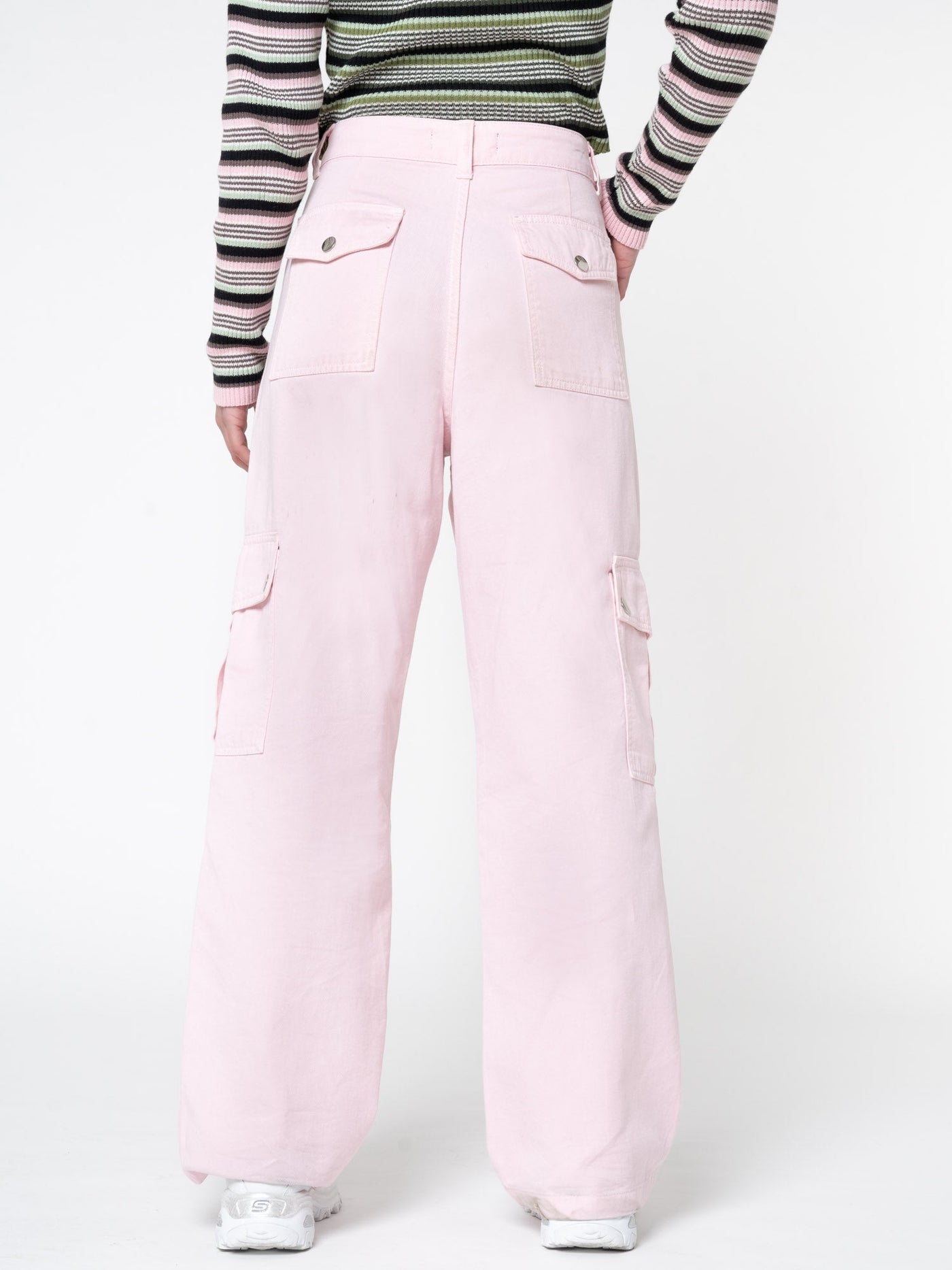 Powder Pink Utility Trousers - Minga London