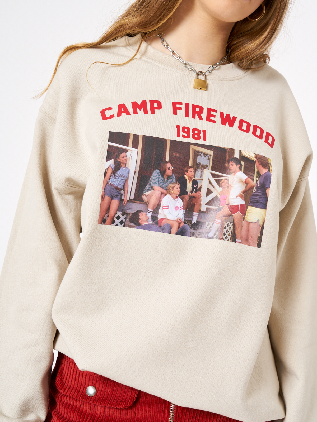 Minga Camp Firewood 1981 Sweater in Beige 